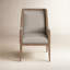 Passage Upholstered Arm Chair in Brown