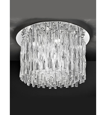 Sabine Glass Flush Mount
