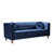 Velours bleu foncé
