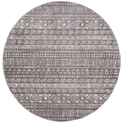 Tapis gris foncé / ivoire Rensselear