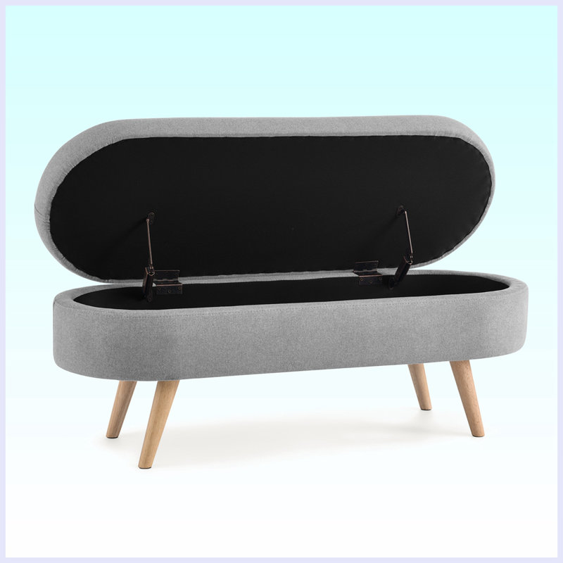Banc de rangement, Gris