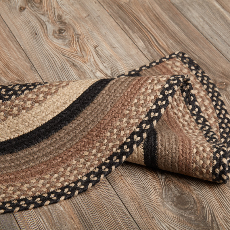 Sawyer Mill Geometric Indoor Rug, Half Circle 1'4" x 2'9"