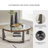Lowrine Glass Top Single Coffee Table