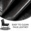 Chaise d'appoint rembourrée en similicuir-657244544