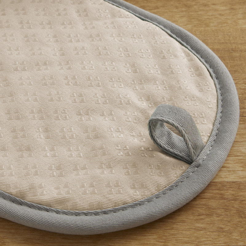 KitchenAid Asteroid Solid Diamond Potholder, Tan, 6.5" W x 10" L