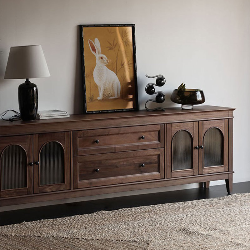 Meuble télé moderne et minimaliste, H 28,74 po x L 78,74 po x l 15,75 po