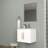 Wall-mounted Vanity With Soft Close Ceramic Basin Elegant Glossy White Bathroom Solution