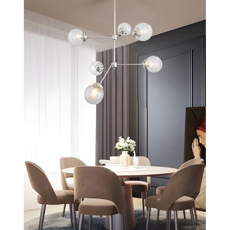 Junipero Glass Semi Flush Mount