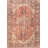 Finessa Machine Washable Oriental Red/Brick Red Area Rug-642178634