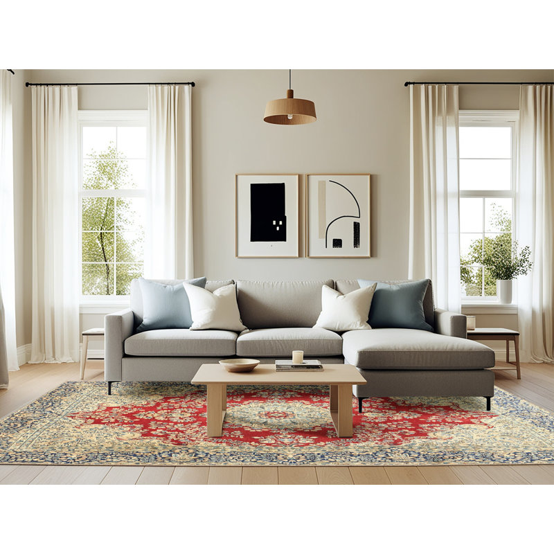 Lynsey Oriental Indoor Rug, Rectangle 6' x 9'