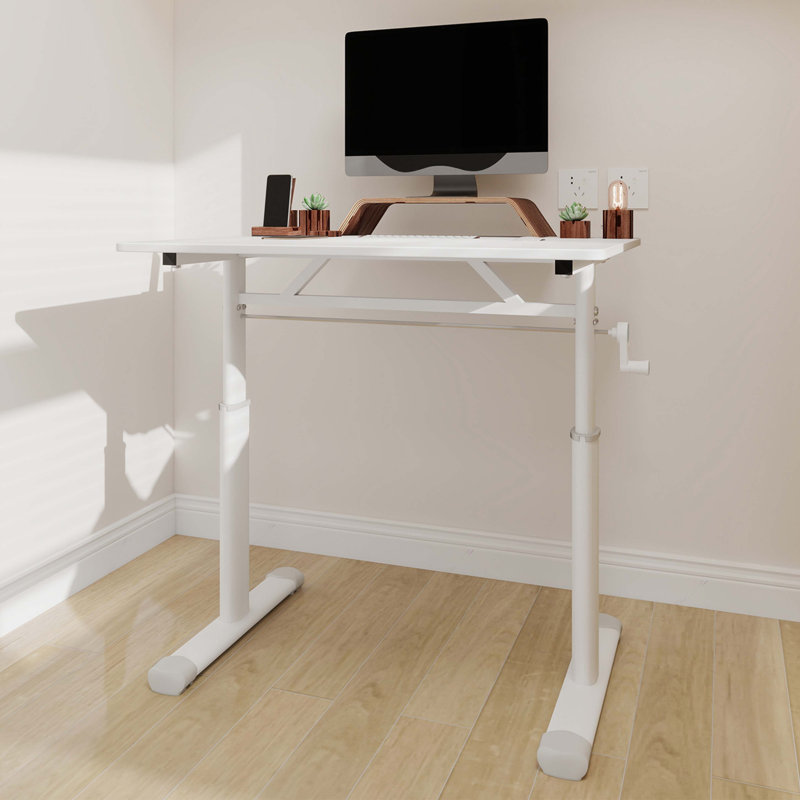 Bureau d'étude réglable, Blanc, H 35,43 po x l 32,68 po x P 23,62 po