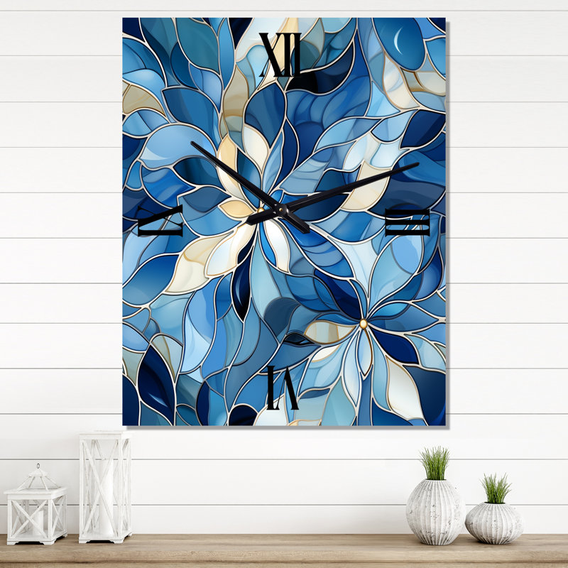 Indigo Manx Mosaic - Glam Horloges murales, Petit