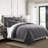 Cascade Velvet Solid Colour Coverlet Set / Bedspread Set - 8 Piece-98194619-98194617