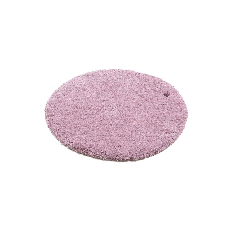 Circle Bath Rug, Pink, 90cm