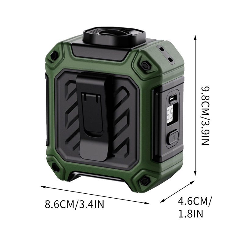 Ventilateur de taille kbndieu, Green