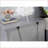 Transitional Gray Solid Wood 3-Drawer Bedroom Nightstand