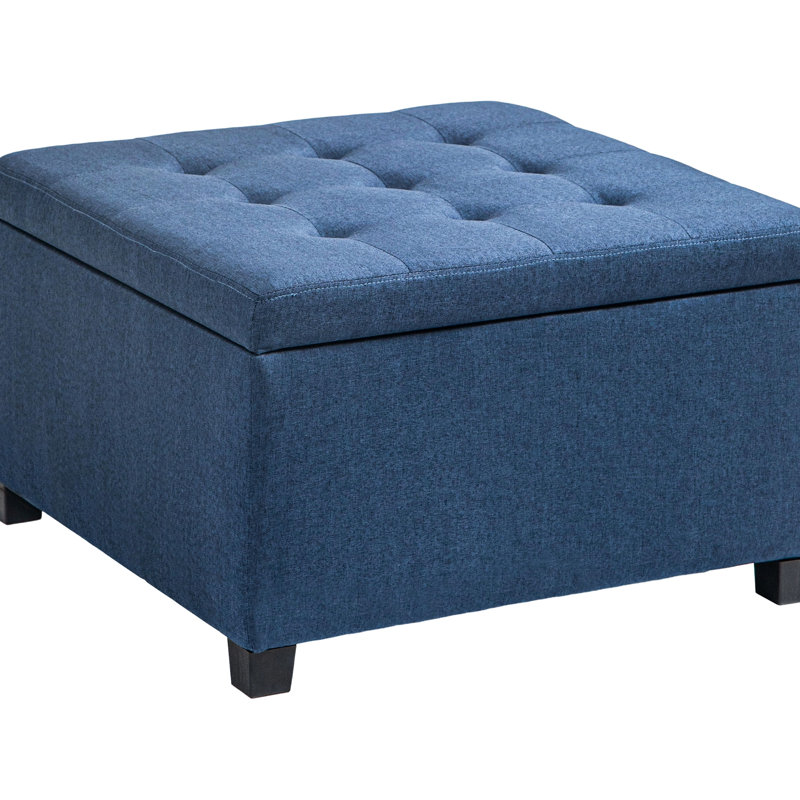 Blue With Storage Feature. Vintage Style For Entryways. Soft Seat, Abundant Area, Secure Hinge Assembly By . Design Bedrooms. Upholstery, Large Compartment, Stable Mechanism