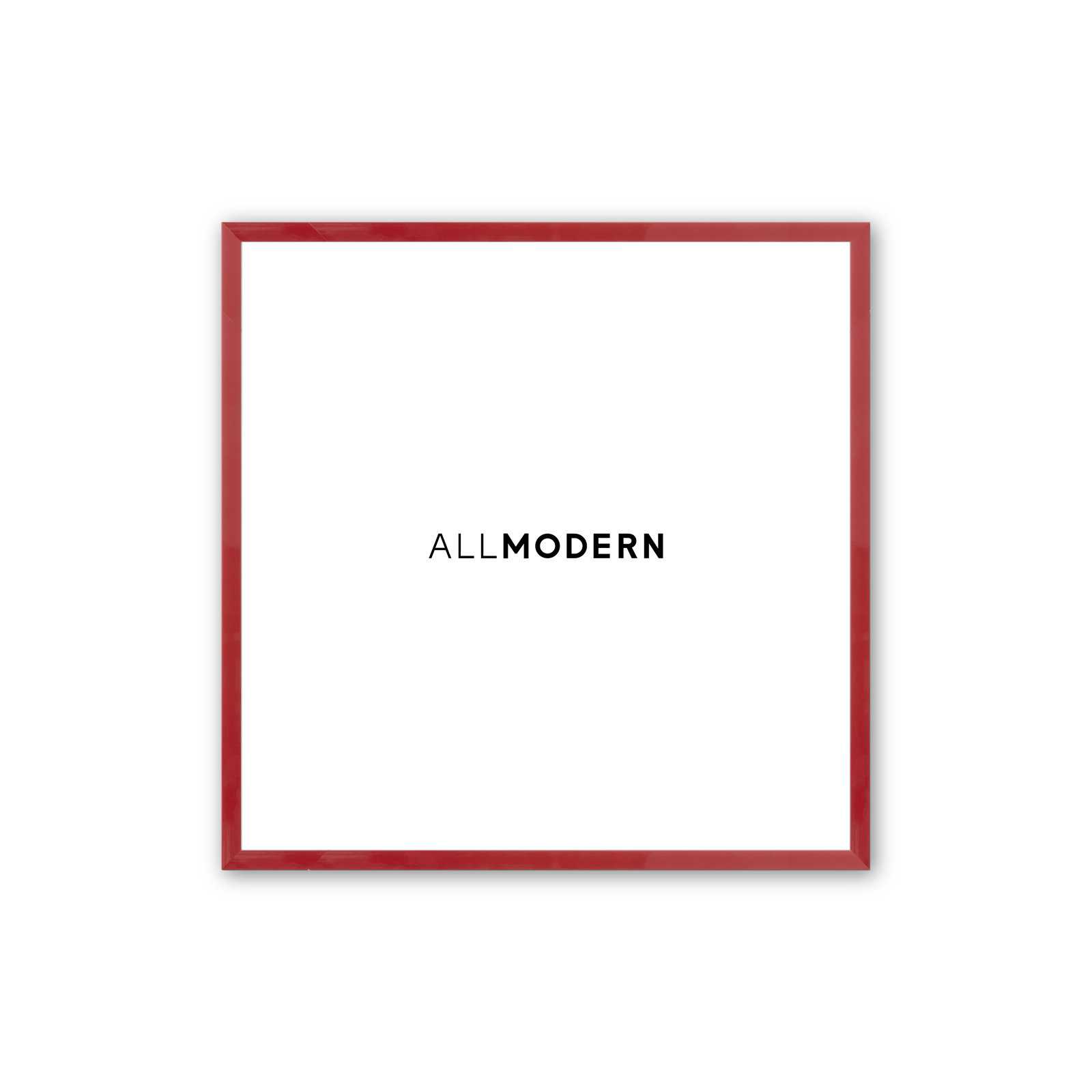 Benny Solid Wood Picture Frame, 20" x 20", Red, No Mat