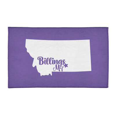 Tapis zone mauve en polyester billings montana