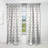 Colorful Geometry in Pink, Blue, Yellow and Black - Geometric Modern Velvet Blackout Curtain Single Panel-488761439