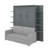 Queen Size Murphy Bed With Sofa-1935463783