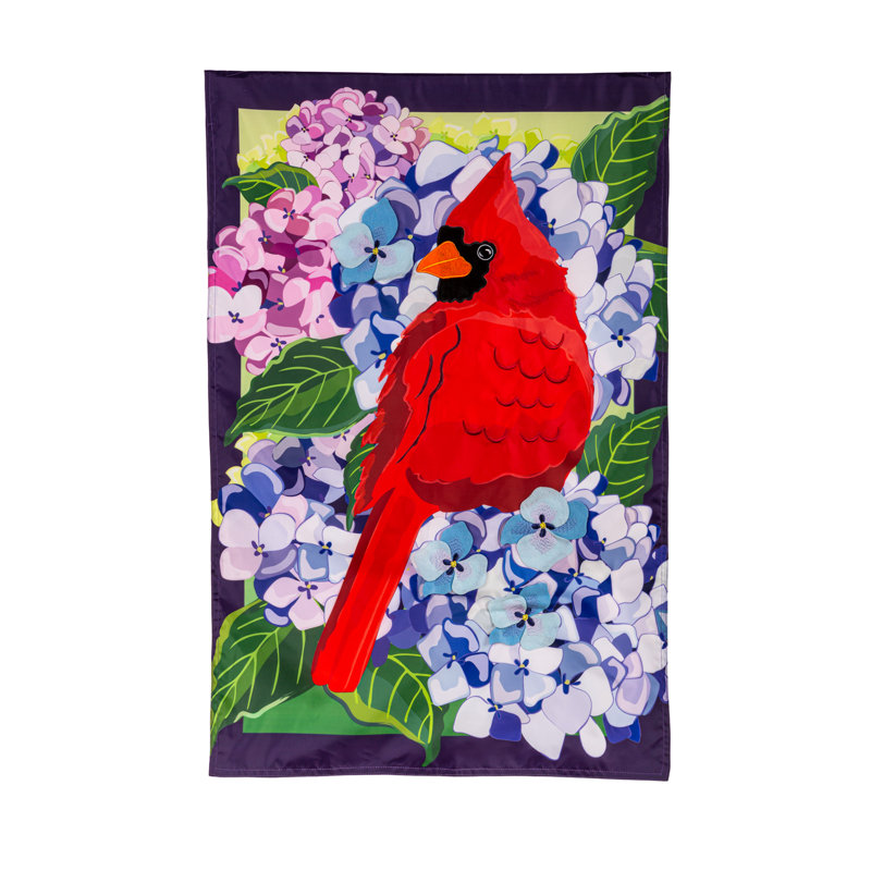 Drapeau de maison en polyester de 44 po x 28 po Judithann