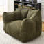 Fauteuil à billes confortable pour adultes en chenille avec mousse résistante pour le salon, la chambre à coucher, les jeux, la lecture et la télévision-130844440