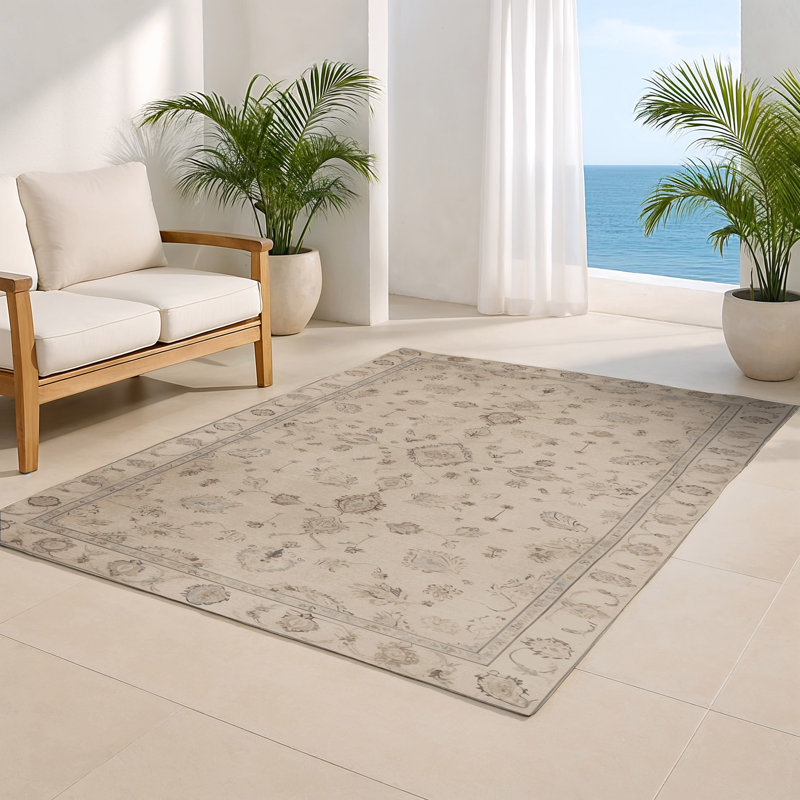 Tapis intérieur et extérieur Tabriz, Rectangulaire 8 pi x 10 pi