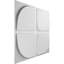 19 5/8"H X 19 5/8"W Edmund Endurawall Decorative 3D Wall Panel Covers 133.73 Sq. Ft. (50/PK)