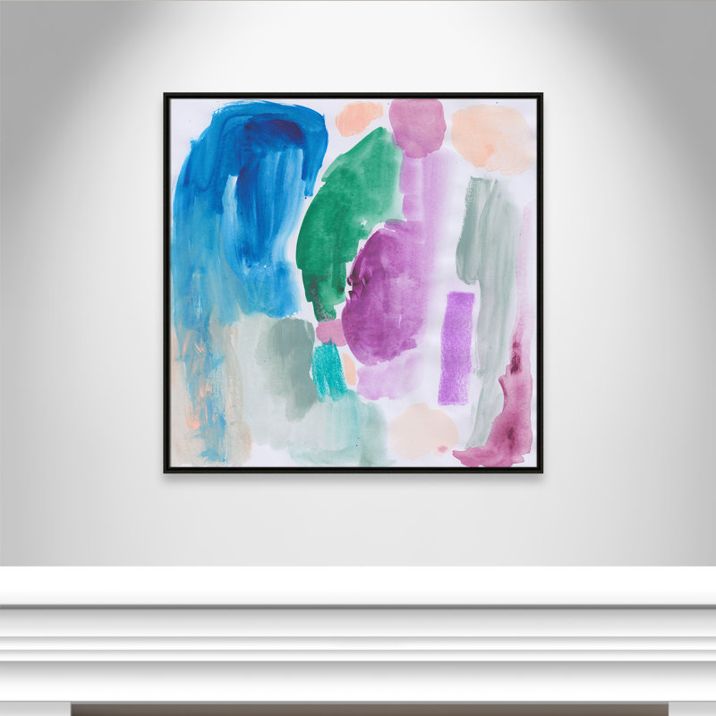 Vivid Space III - Square Version Print par Bea Dina, Espresso, H 37,5 po x l 37,5 po