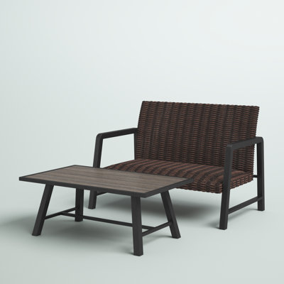 Biko 2 - Person Patio Conversation Set