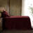 Stella Faux Silk Velvet Romantic Western Ruffle Skirt Bedspread Set-57408077-100349958