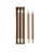 Unscented Horizontal-Striped Taper Candles In Box-1757627752