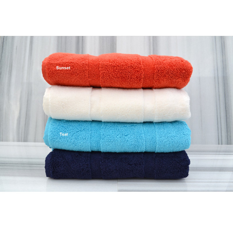 Plush Pile Guest Towel Sets, Orange