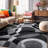 Mehul Woven Geometric Gray/Black/Ivory Area Rug - Modern Abstract Polypropylene Carpet for Living Room, Bedroom, Entryway, or Dining Room-1905926121
