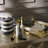 Como Black & White Barware Set