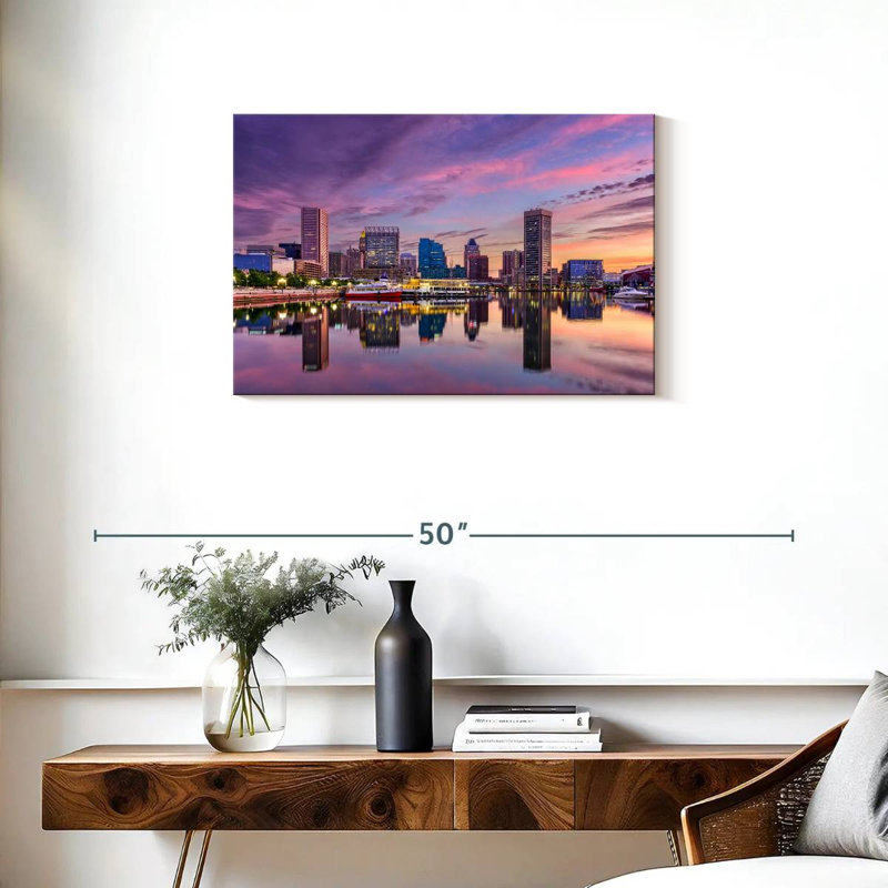 Kavia Baltimore Skyline, 20" H x 30" W