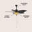 Emmabeth 52'' Ceiling Fan with Light Kit-1827438141