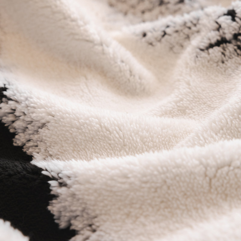 Brushed Cotton Sofa Slipcover With Non-Slip Back, Black Brushed Cotton, 0.4" H x 150"W x 71"D