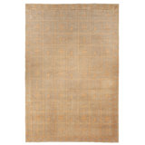Tan Geometric Area Rug