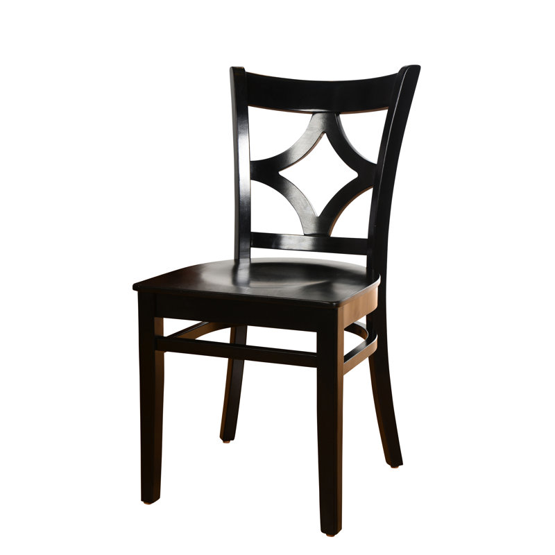 Stahr 18'' H Beech Solid Wood Side Chair, Espresso