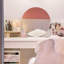 Ebern Designs® 20 po disque rond en acrylique miroir en plastique incassable salle de bain dortoir de sécurité 5 mm 3/16 po 15639-20 pouces