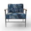 Brilon - Chaise rembourrée avec accoudoirs abstraits Botanicals-639759870