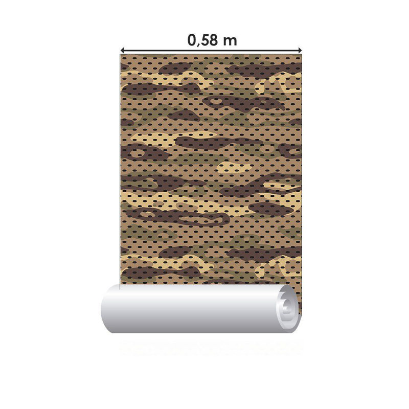 Rouleau de papier peint pelez et collez, L 126 po x l 24 po