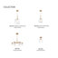 Luminaire suspendu géométrique 1 lumière Allenhurst 60 watts avec abat-jour en verre transparent-1663661443-1663661445