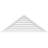 Triangle Surface Mount Functional Brickmould Frame PVC Gable Vent 11/12 Pitch-59870712