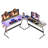 Abeyta L-Shaped Metal Base Computer Desk-513279251