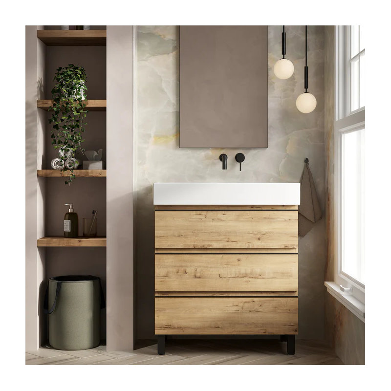 Bethene 80mm Single Bathroom Vanity with Basin
