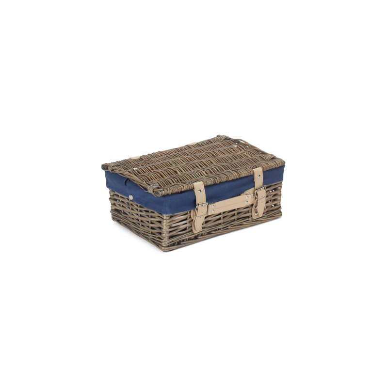 Wicker Picnic Hamper Basket with Lining