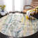 Riccio Abstract Beige Area Rug